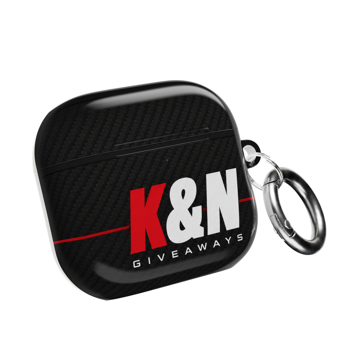 K&N Giveaways Carbon Fiber AirPod Case – Protective Wireless Earbud Cover