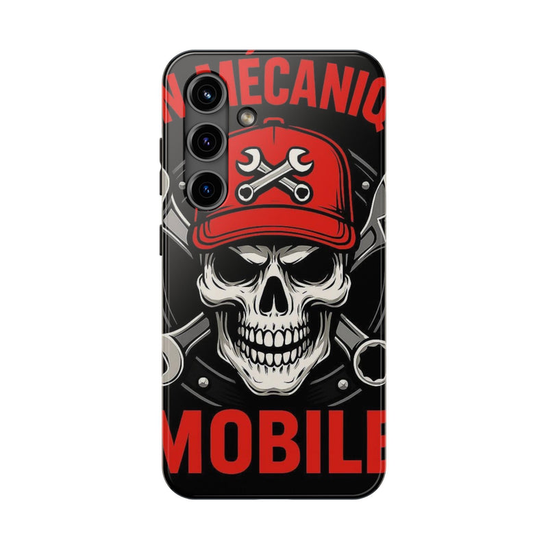 Mechanic Skull Tough Phone Case – Heavy-Duty Mobile Protective Cover