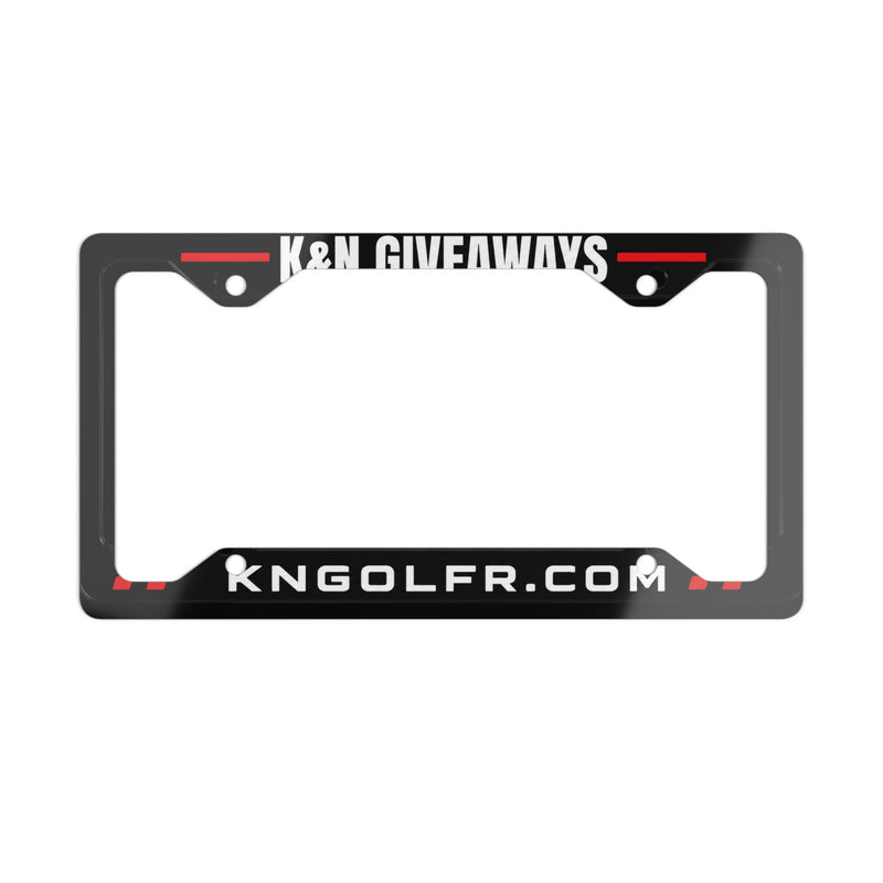 Metal License Plate Frame — K&N Giveaways Branded Frame (kngolfr.com)