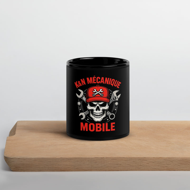Black Glossy K&N Mug
