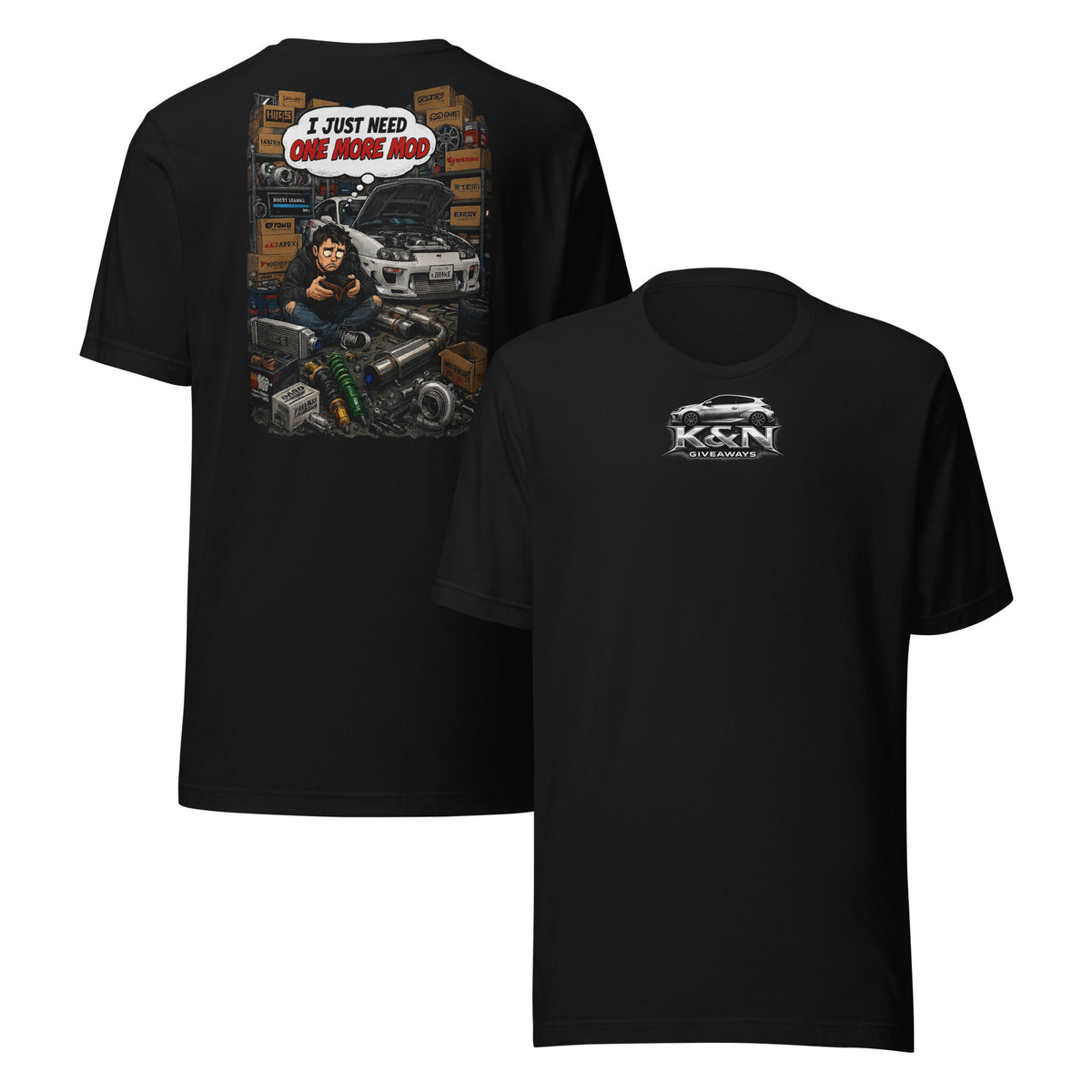 t-shirt " ONEMOREMODS "