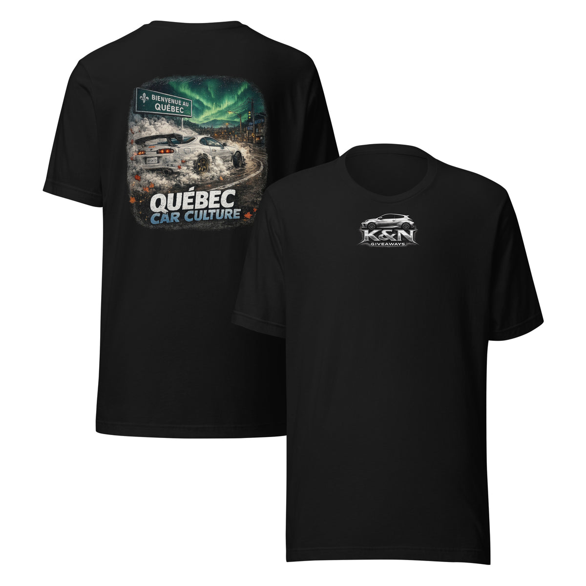 t-shirt " QUEBEC CAR CULTURE "